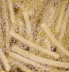 Image showing Chips stick fried close up