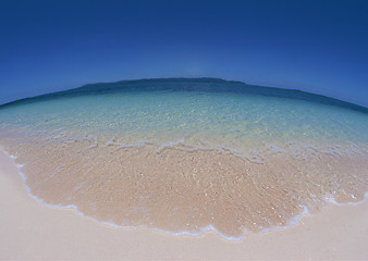 Image showing beach and sea