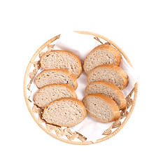 Image showing bread on plate