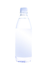 Image showing water bottle with blank label