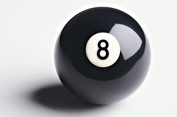 Image showing Pool ball isolated over white background