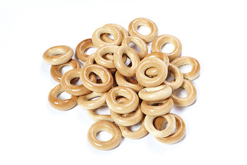 Image showing Culinary product Bagels. Isolated on a white background