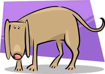 Image showing cartoon doodle of sad dog