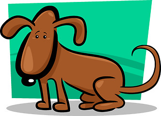 Image showing cartoon doodle of cute dog