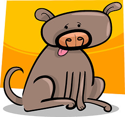 Image showing cartoon doodle of dog