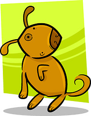 Image showing cartoon doodle of cute dog