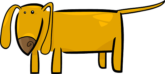 Image showing cartoon doodle of funny dog