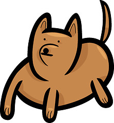 Image showing cartoon doodle of funny dog