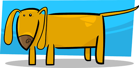 Image showing cartoon doodle of funny dog