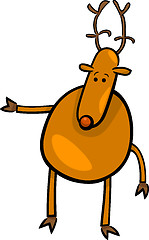 Image showing cartoon doodle of deer