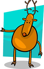 Image showing cartoon doodle of deer