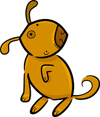Image showing cartoon doodle of cute dog