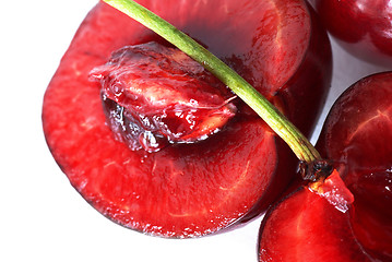 Image showing Red cherry