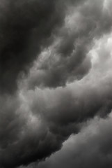 Image showing dark clouds