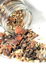 Image showing oriental spice mix n a bottle