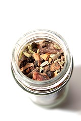 Image showing oriental spice mix n a bottle