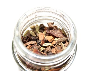 Image showing oriental spice mix n a bottle