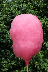 Image showing pink candy floss