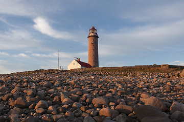 Image showing Lighthouse at sunset