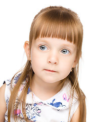 Image showing Portrait of a cute little girl