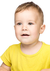 Image showing Portrait of a cute little boy