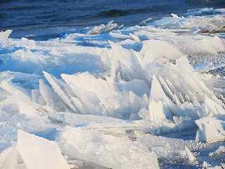 Image showing Ice floes