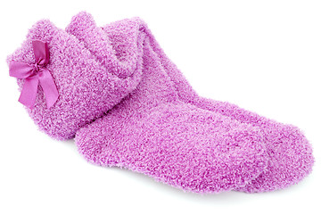 Image showing Pink socks