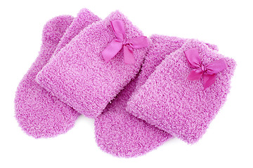 Image showing Pink socks