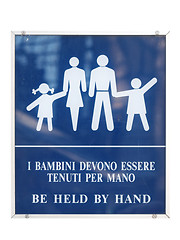 Image showing A sign