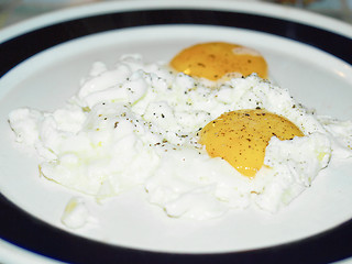 Image showing Fried egg