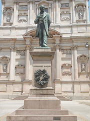 Image showing Manzoni statue, Milan