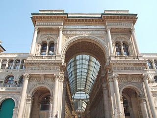 Image showing Galleria Vittorio Emanuele II, Milan