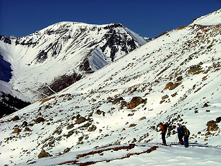 Image showing early season ski tour