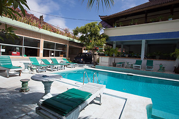 Image showing swimming pool in the hotel