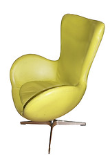 Image showing yellow computer chair