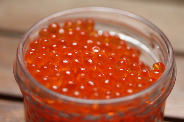 Image showing orange caviar