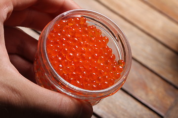 Image showing orange caviar 