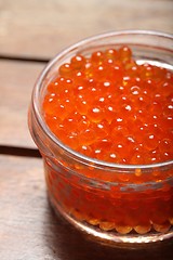 Image showing orange caviar