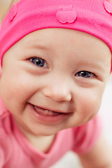 Image showing smiling baby girl