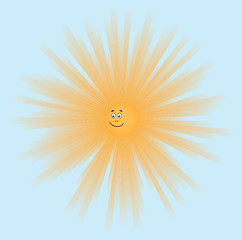 Image showing Smiling sun