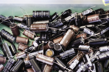Image showing Box of Electronics Components