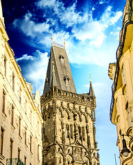 Image showing Ancient and Typical Architecture of Prague in the Czech Republic