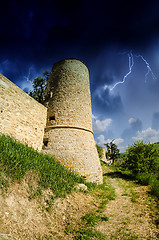 Image showing Ancient Contruction Exterior in Tuscany