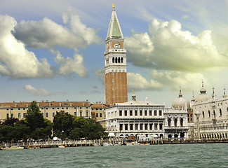 Image showing Piazza San Marco from the Sea, Venice