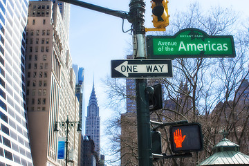 Image showing New York City Street Signs