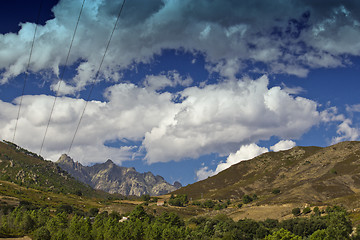 Image showing Colors of Mountains in Corsica