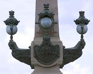 Image showing Vintage lamppost