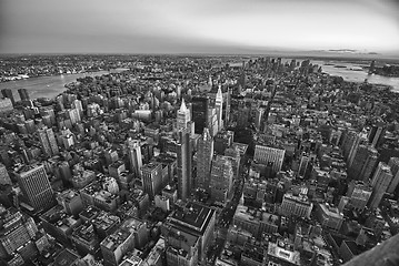 Image showing New York City Skyline by Night