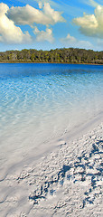 Image showing Lake Shapes inside Fraser Island, Queensland