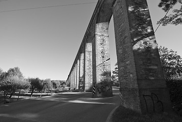 Image showing Ancient Aqueduct in Lucca, Italy